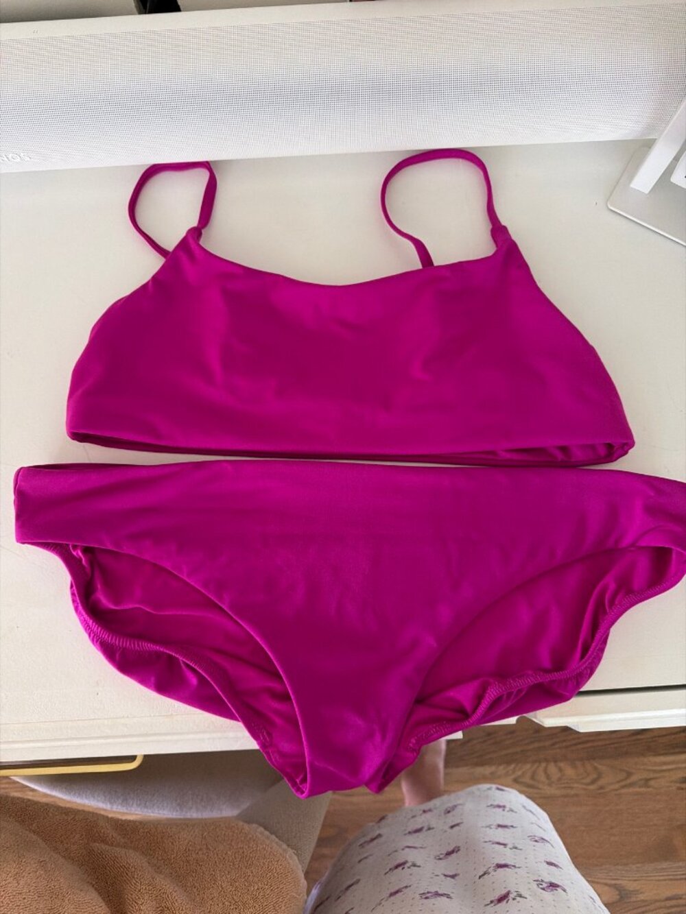 Athleta Bikini Set, Top L / Bottom XL